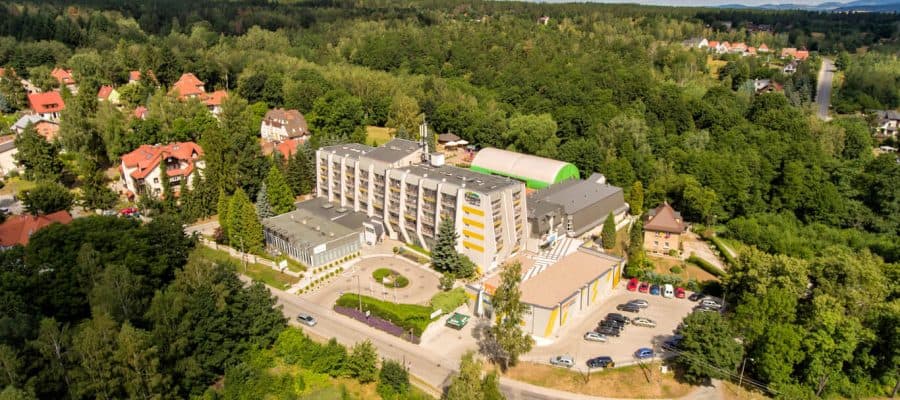 hotel polanica z lotu ptaka