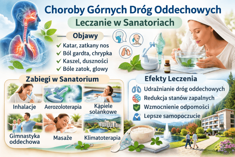 Sanatorium leczące górne drogi oddechowe